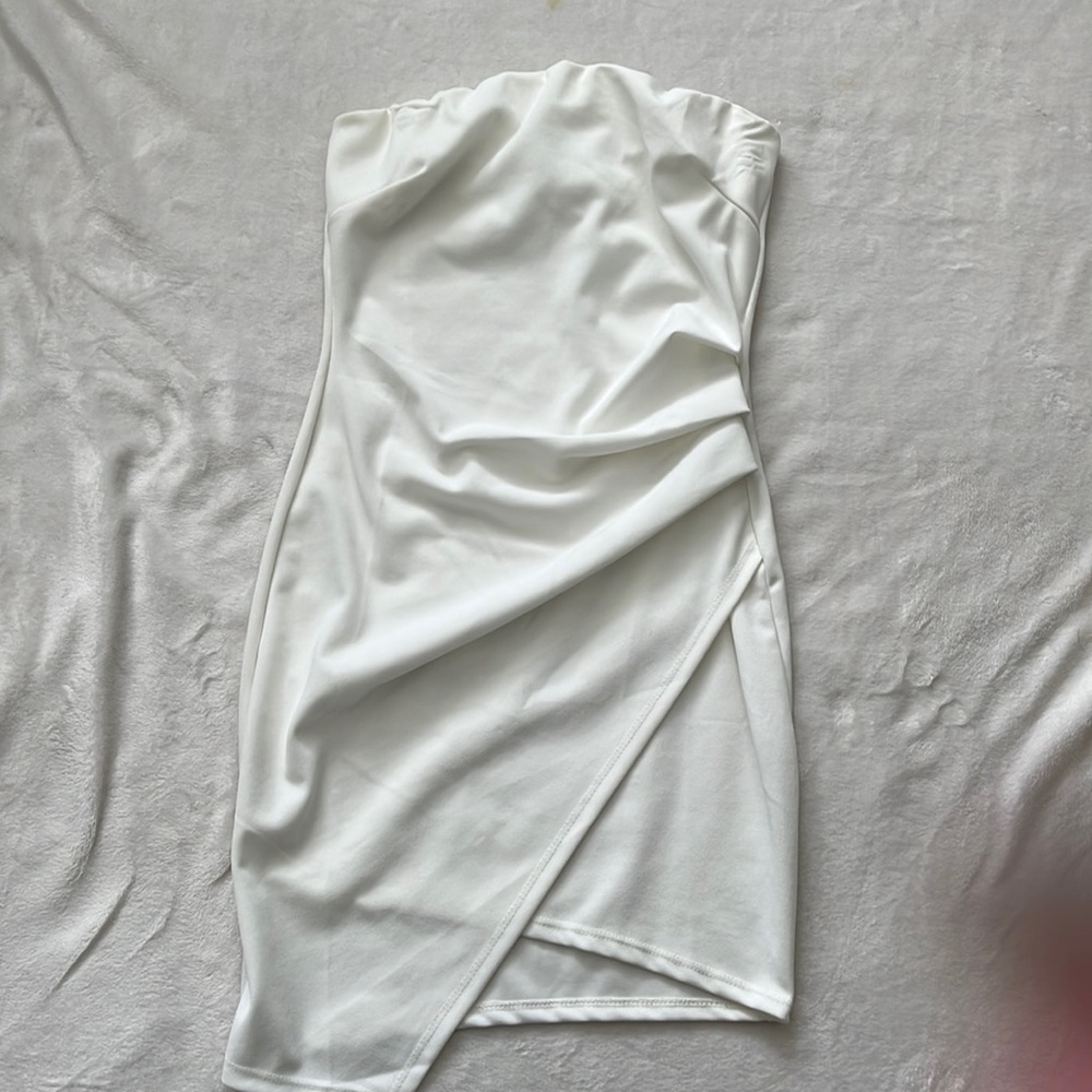 White Bodycon Mini Dress